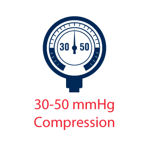 30 to 50 mmhg pressure icon